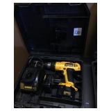 Dewalt 12V Drill w/ case, charger, two batteries