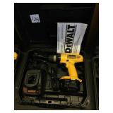 Dewalt 12V Drill w/ case, charger, two batteries