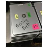 Stack of 10 HP Laptops