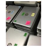 Stack of 10 HP Laptops