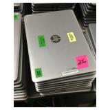 Stack of 10 HP Laptops