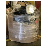 Pallet of HP Monitors, stands