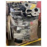 Pallet of HP Monitors, stands