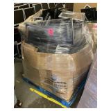 Pallet of HP Monitors, stands