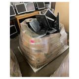 Pallet of HP Monitors, stands
