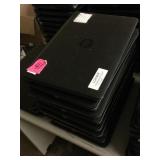 Stack of 10 HP laptops