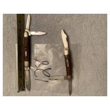 2 case knives 1 8 inch 1 9 inch