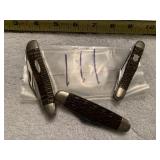 3 knife 1 camulus/1 case/ 1 odd