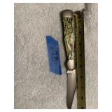 Green and red knife 9 inches