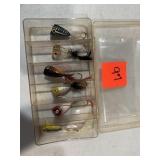 tackle box with msc fishing lures