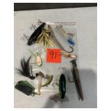 tackle box with lures