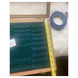 Nice wood case with glass 18in x 12 in