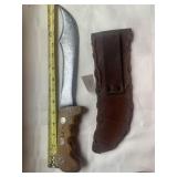 14 1/2 wood handle Hamen #875 kniff