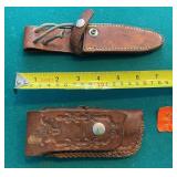 (2) Nice Leather Sheaths