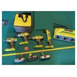 Ryobi Power Tools Bundle w/ Charger,batteries
