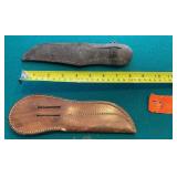 (2) Nice Leather Sheaths