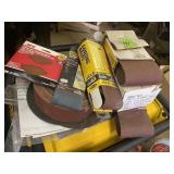 Assorted sandpaper