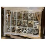 Assorted bolts, nuts and hardware