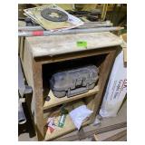 Cabinet and contents (empty case)