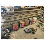 Large pile of wood