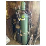 Welder with gas