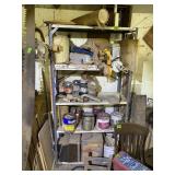 Shelf with contents