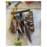 Assorted Hand Tools And Sockets