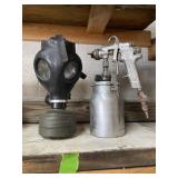 Gas Mask And Paint Sprayer