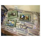 Assorted costume jewelry