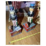 Metal Uncle Sam piggy banks