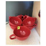 9- Glass soup bowls