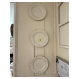 3 Glass plates white Country  Gate ensco
