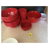 msc lot of plastic bowls