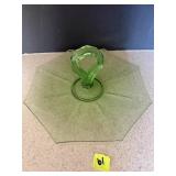 Green Glass dish