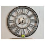 large metal clock