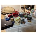 Contents of cabinets