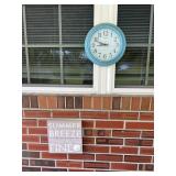 Clock and picture