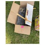 2 boxes of metal hooks