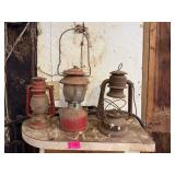 3 Vintage Lanterns
