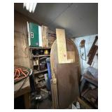 Msc wood shelf oval wood msc lot