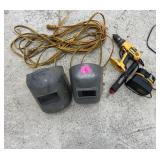 Welding Helmets Drop Cord Drill