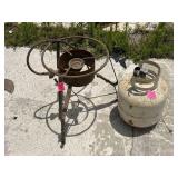 Propane Tank and Burner