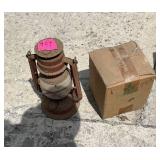 Lantern and Spool of Wire