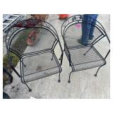 Two Metal Chairs