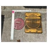 Saw Blades and Framing Square