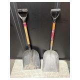 2 shovels