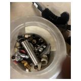 Bucket with misc parts