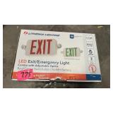 Exit sign