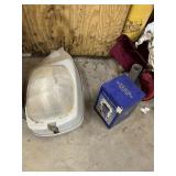 Stoneware, Cookie Jar, and Contents of Picture