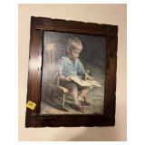 Boy in Rocking Chair Wall Art